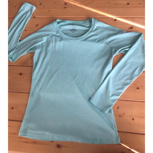 Cory Vines Bright Aqua Long Sleeve - Picture 1 of 3